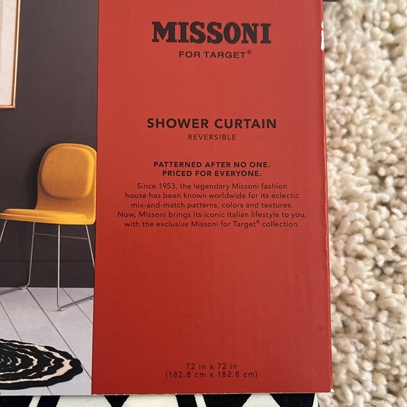 Missoni for Target shower curtain NWT - Picture 4 of 4